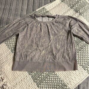 Lululemon cropped long sleeve